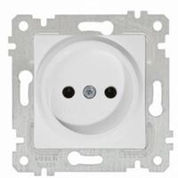 RİTA MEK TUŞ TOPRAKSIZ PRİZ BEYAZ 1